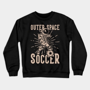 Outer space soccer Crewneck Sweatshirt